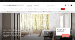 Desktop Screenshot of designerbathroomconcepts.com