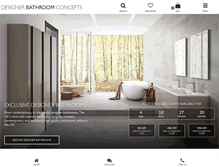 Tablet Screenshot of designerbathroomconcepts.com